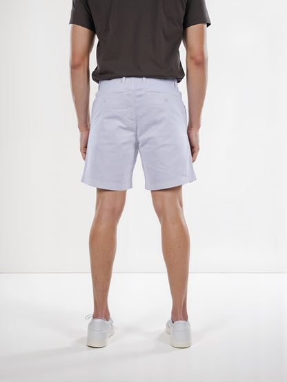 Celio* Cotton Regular Fit White Bermuda