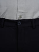 Celio* Casual Men Slim Fit Cotton Black Solid Trouser