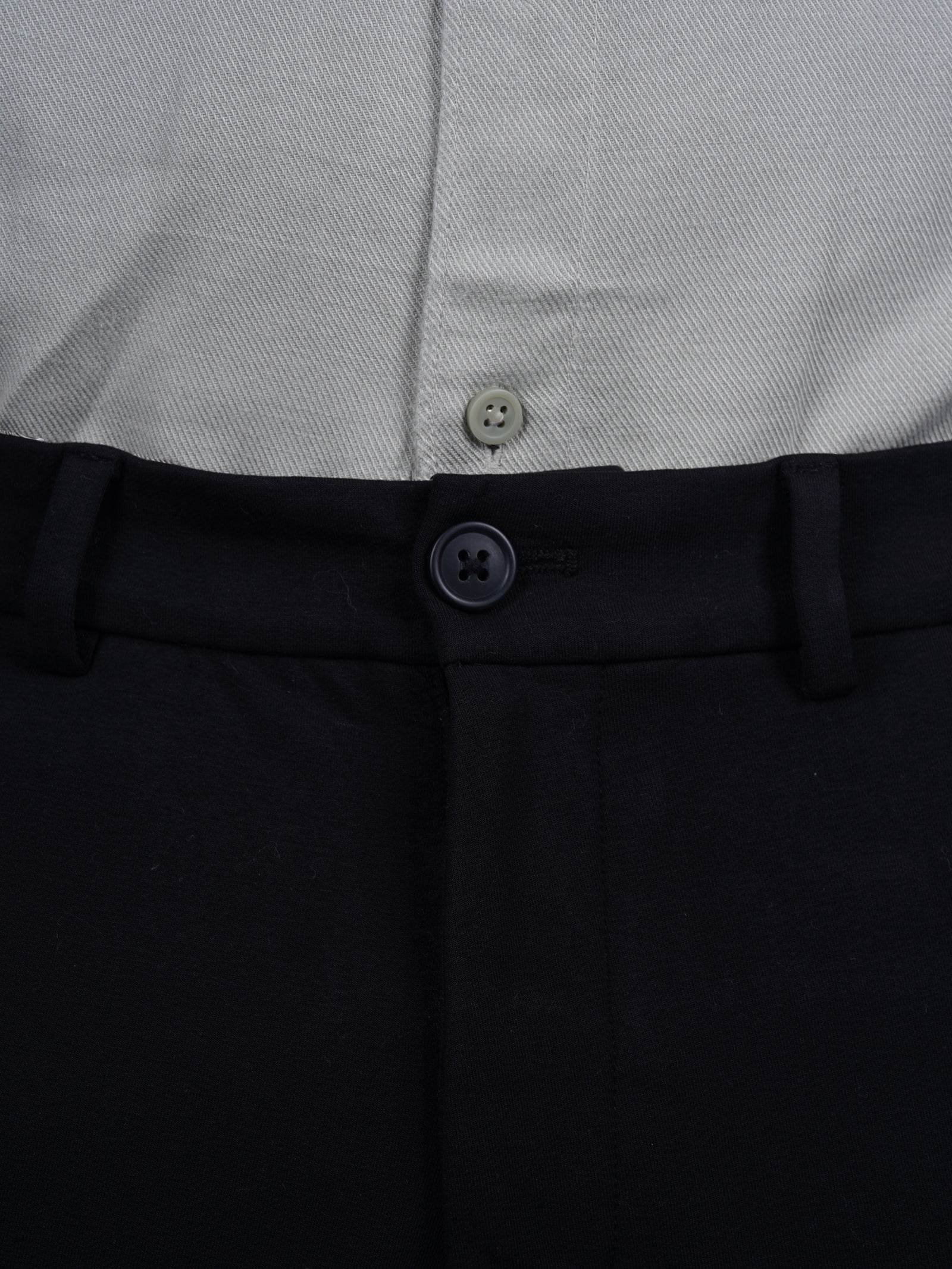 Celio* Casual Men Slim Fit Cotton Black Solid Trouser
