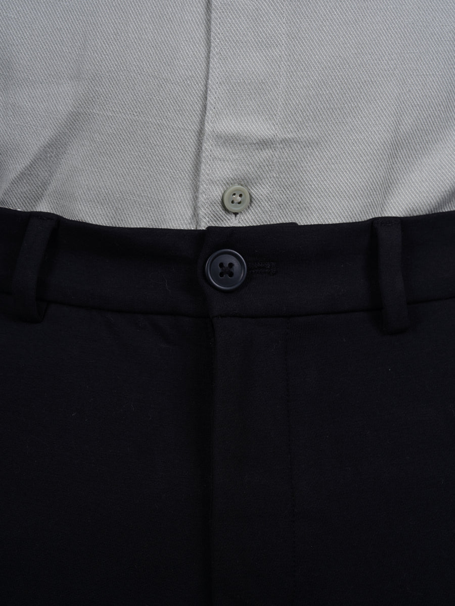 Celio* Casual Men Slim Fit Cotton Black Solid Trouser