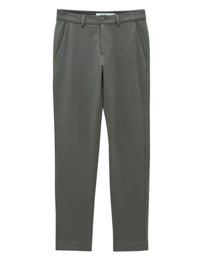 Celio* Cotton-Blend Regular Fit Grey Trousers