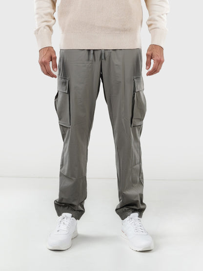 Celio* Poly-Blend Slim Fit Olive Trousers