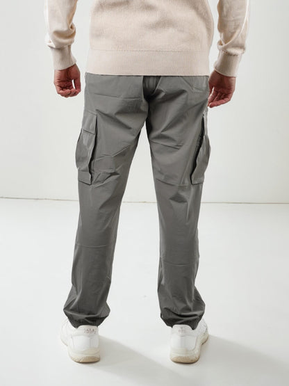 Celio* Poly-Blend Slim Fit Olive Trousers