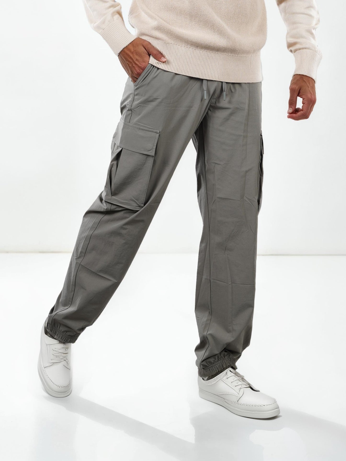 Celio* Poly-Blend Slim Fit Olive Trousers