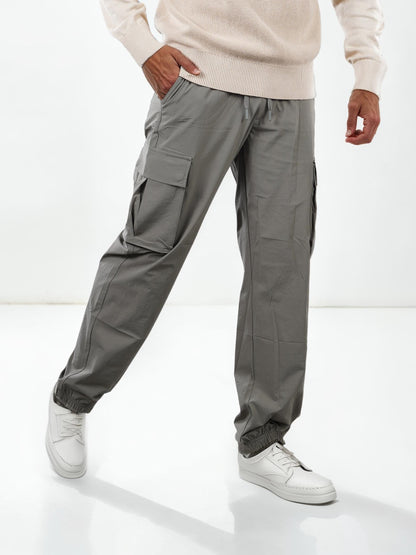 Celio* Poly-Blend Slim Fit Olive Trousers