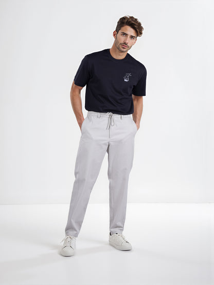 Celio* Men Grey Solid Slim Fit Polyester Cargo