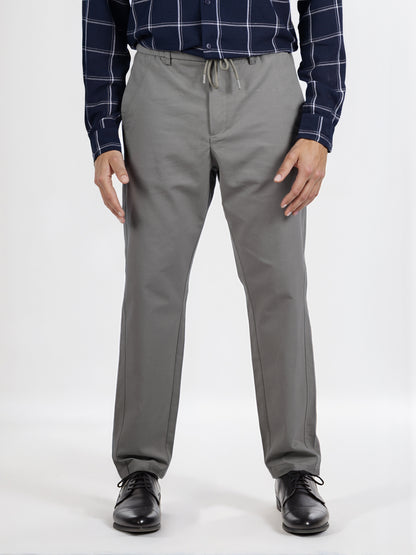 Celio* Men Olive Solid Slim Fit Polyester Cargo