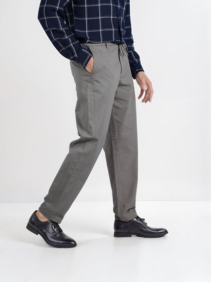 Celio* Men Olive Solid Slim Fit Polyester Cargo