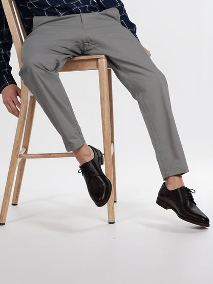 Celio* Men Olive Solid Slim Fit Polyester Cargo