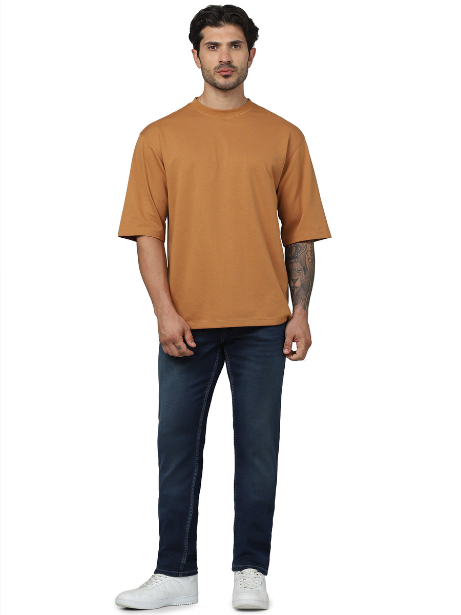 Celio* Cotton-Poly-Blend Slim Fit Blue Jean