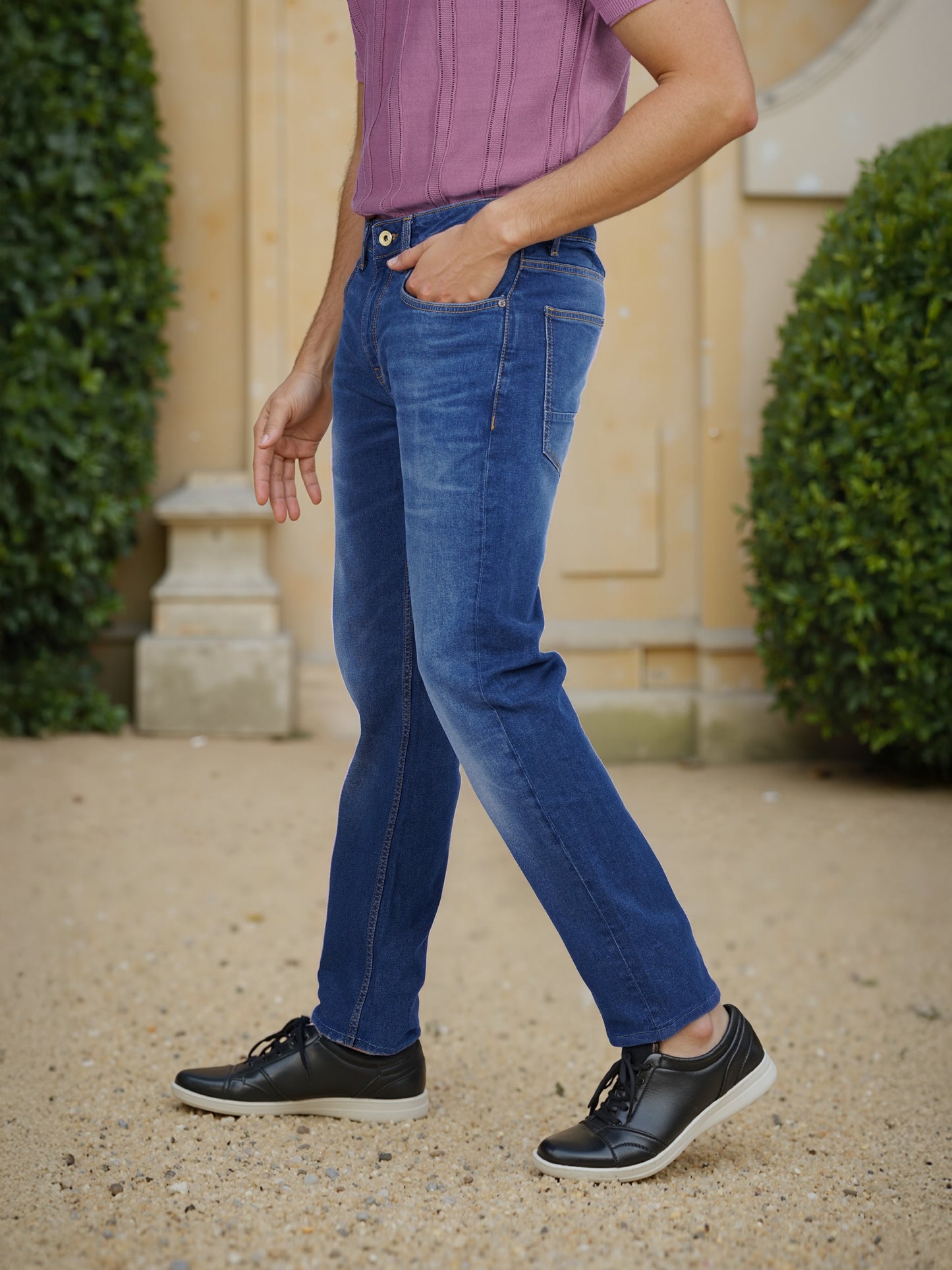 Celio* Cotton Straight Fit Blue Jean