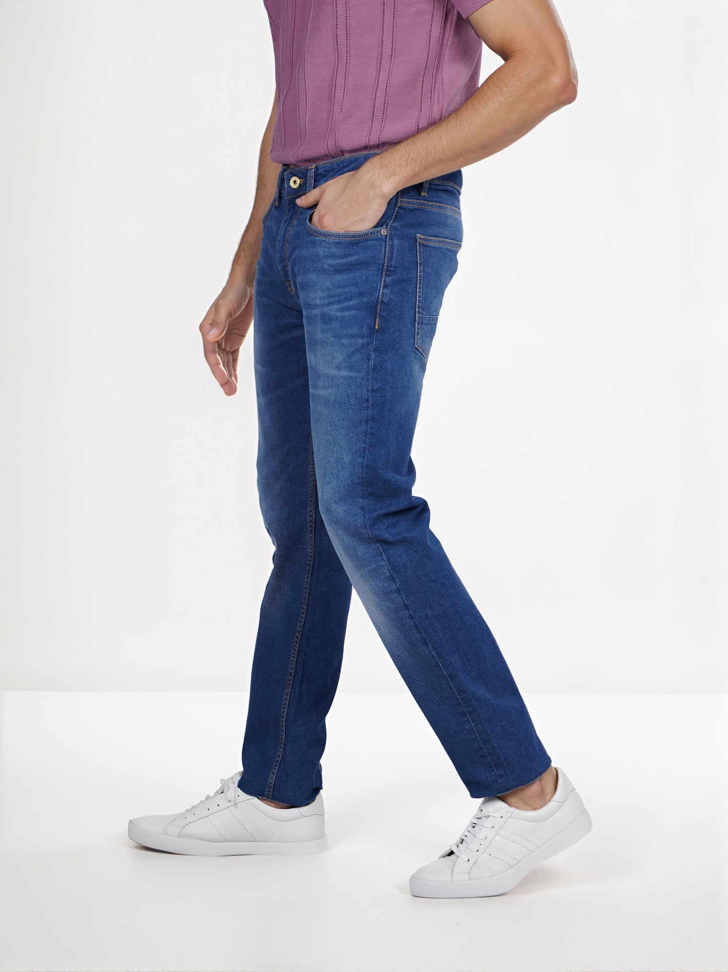 Celio* Cotton Straight Fit Blue Jean