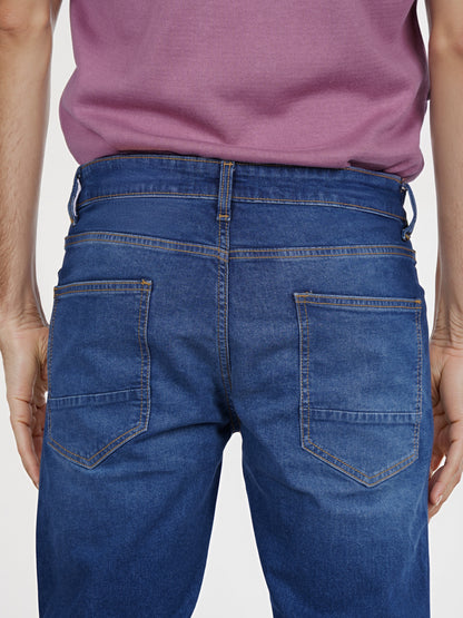 Celio* Cotton Straight Fit Blue Jean