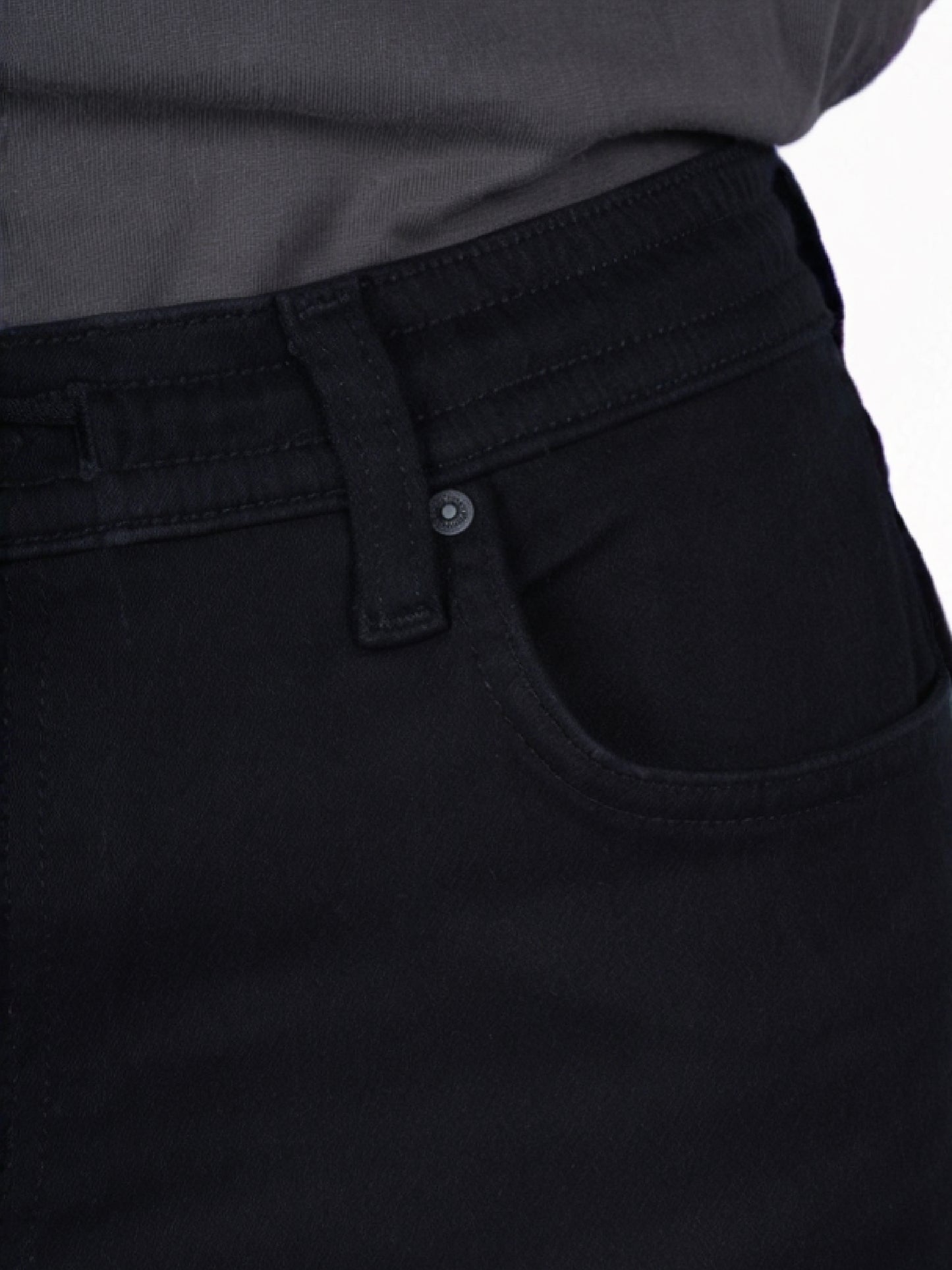 Celio* Cotton-Blend Slim Fit Black Jean
