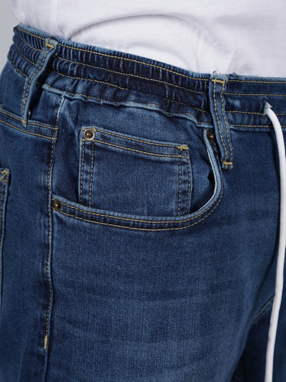 Celio* Cotton-Blend Slim Fit Blue Jeans