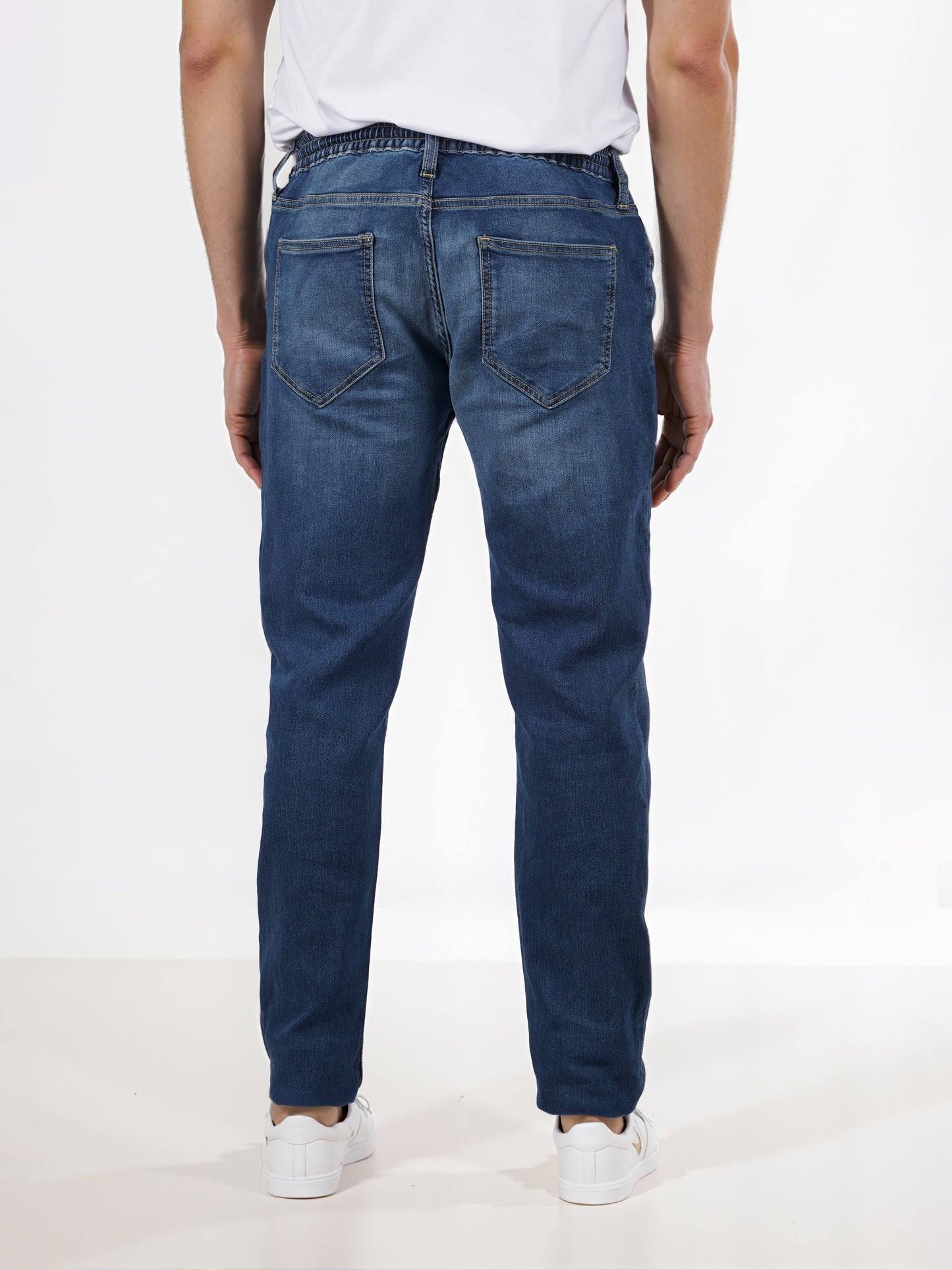 Celio* Cotton-Blend Slim Fit Blue Jeans