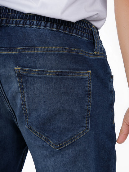 Celio* Cotton-Blend Slim Fit Blue Jeans