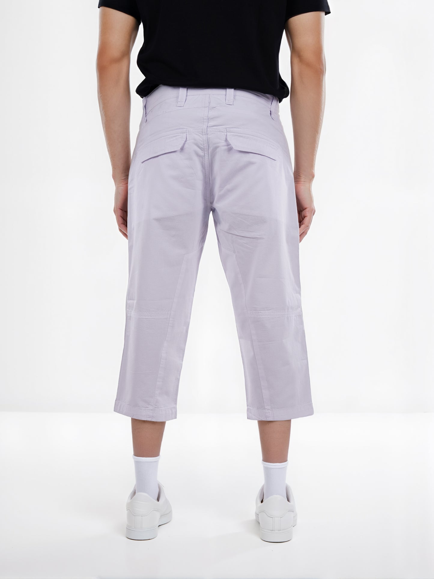 Celio* Cotton Regular Fit White Bermuda