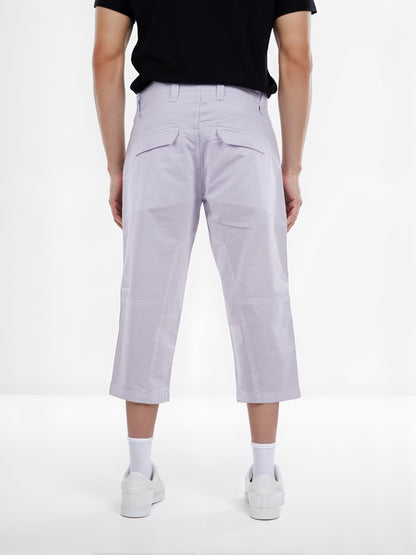 Celio* Cotton Regular Fit White Bermuda