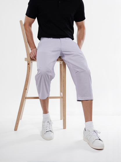 Celio* Cotton Regular Fit White Bermuda