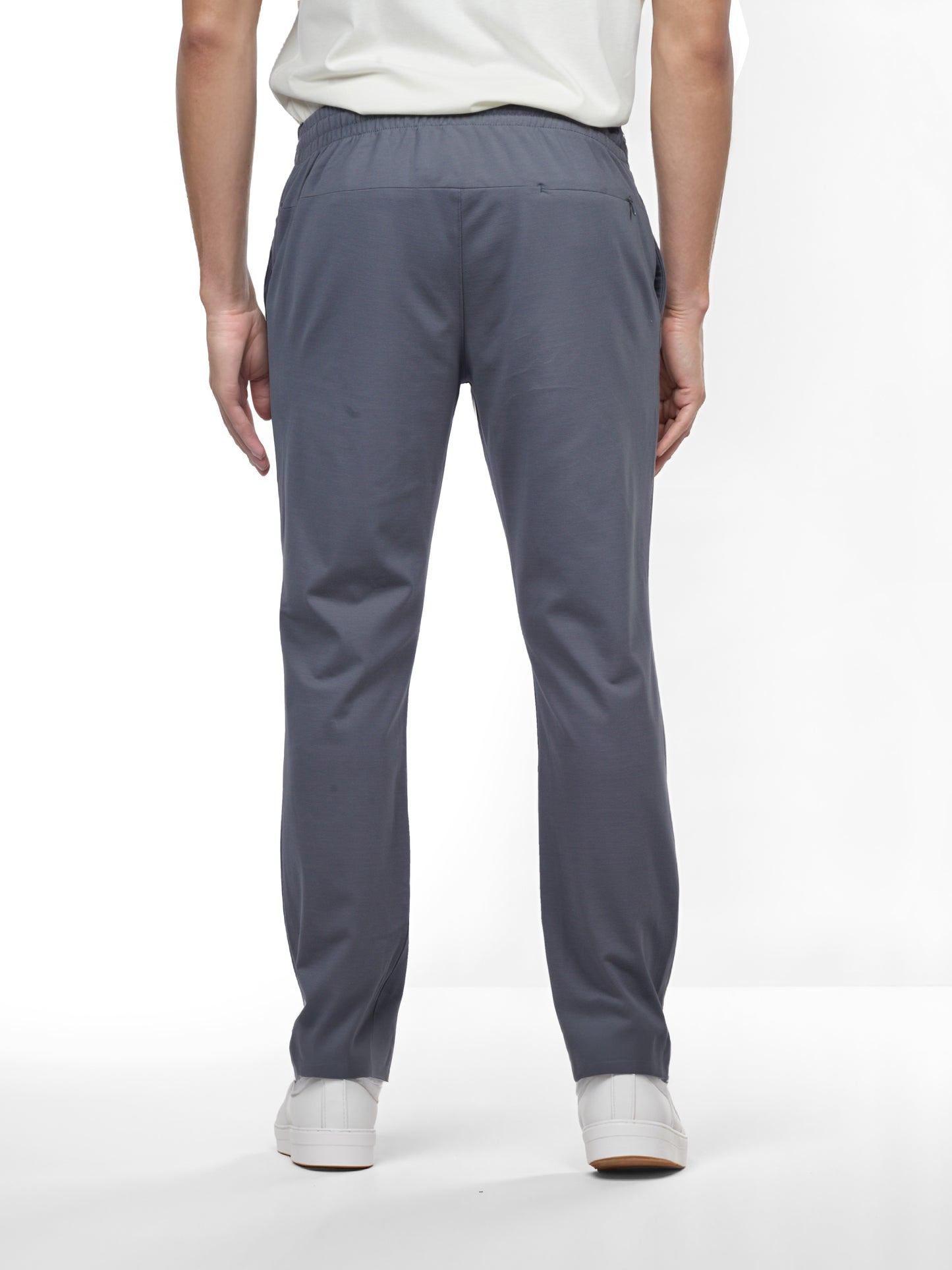 Celio* Men Grey Solid Slim Fit Rayon Trouser