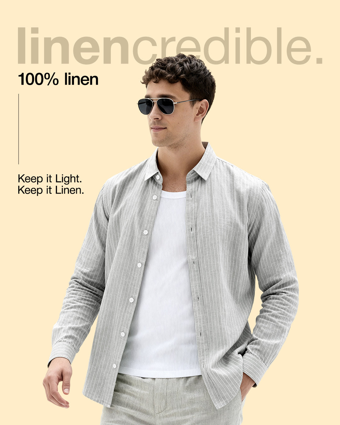 Celio Mens Orange Solid Regular Fit Linen Shirts