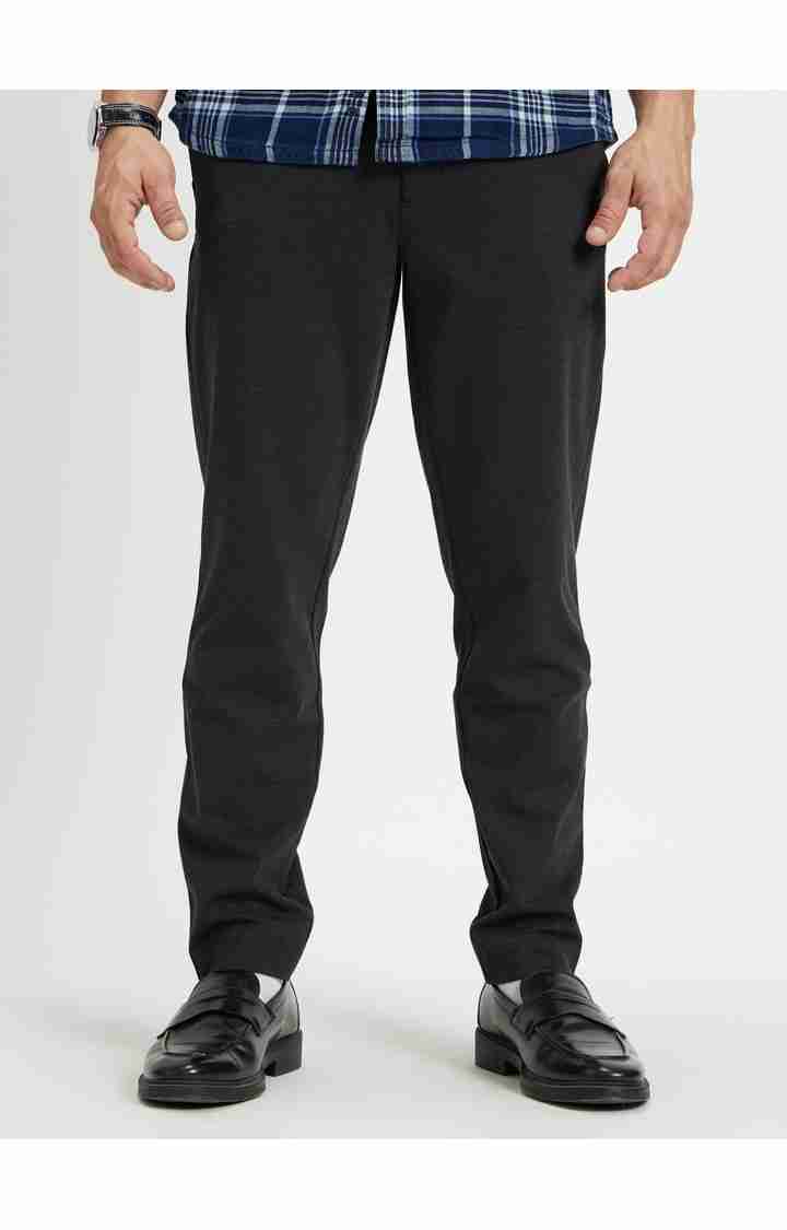 Black Slim Fit Trousers