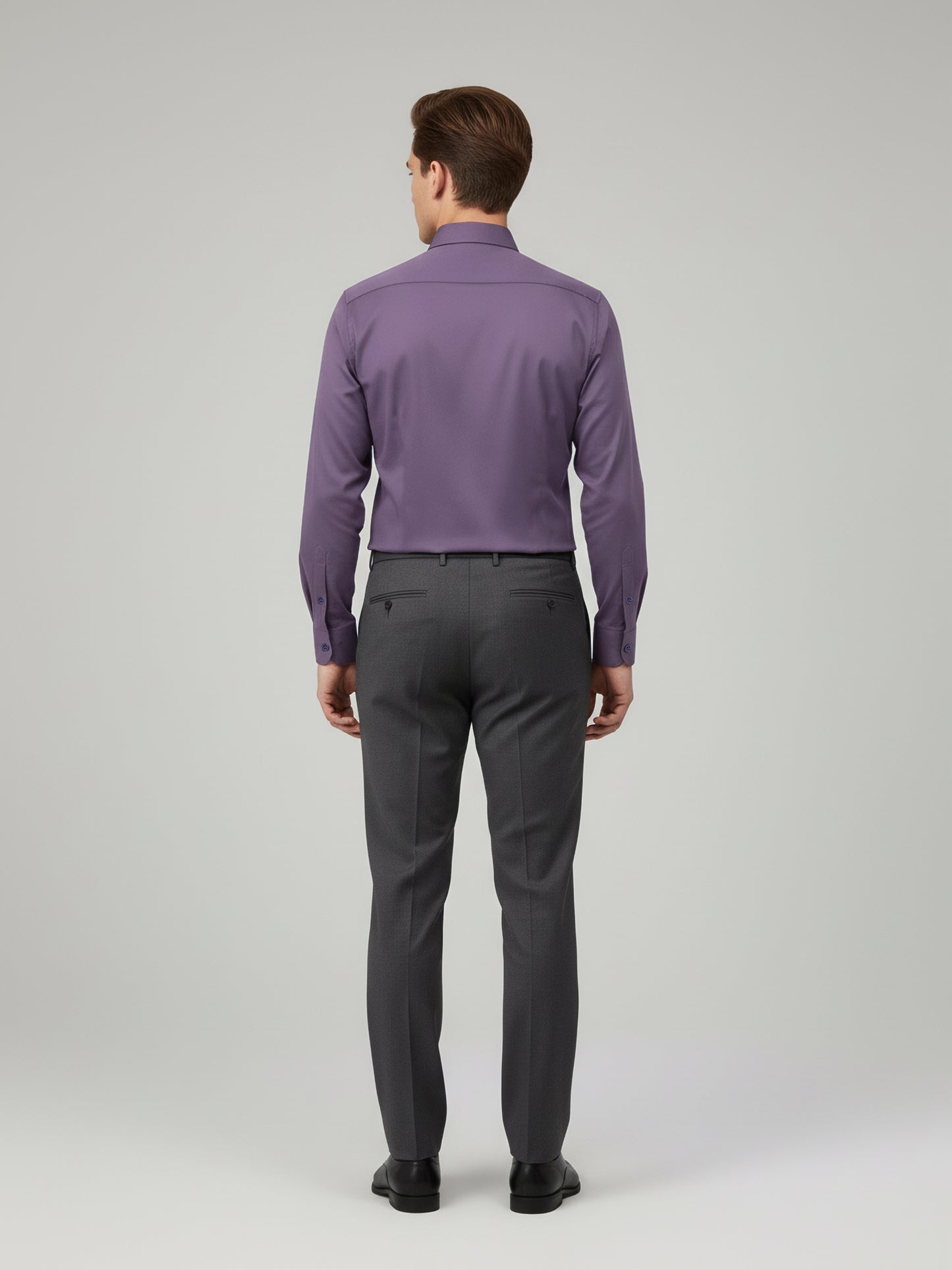 Celio* Men Purple Solid Regular Fit Nylon Shirts