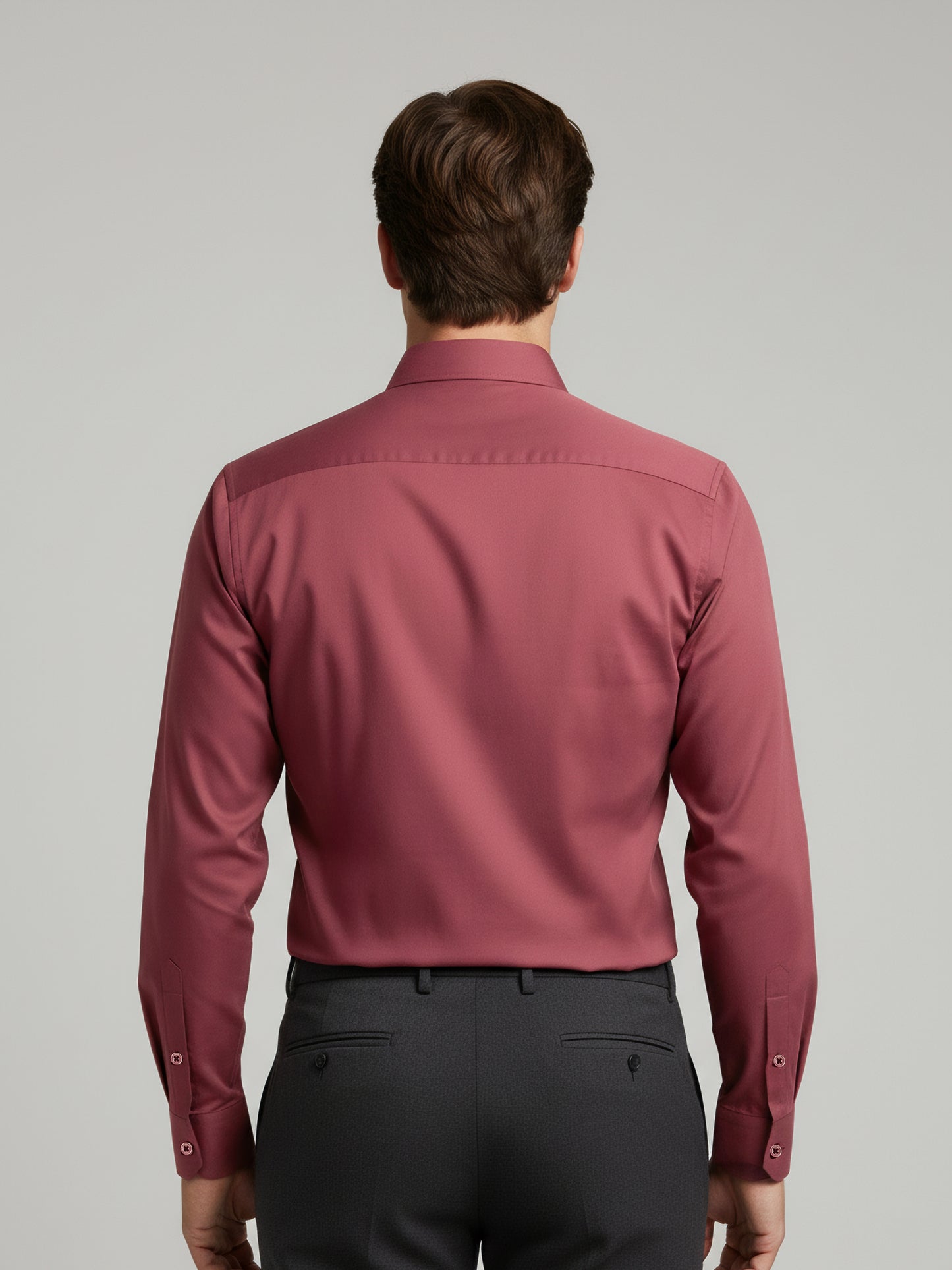Celio* Men Pink Solid Regular Fit Nylon Shirts