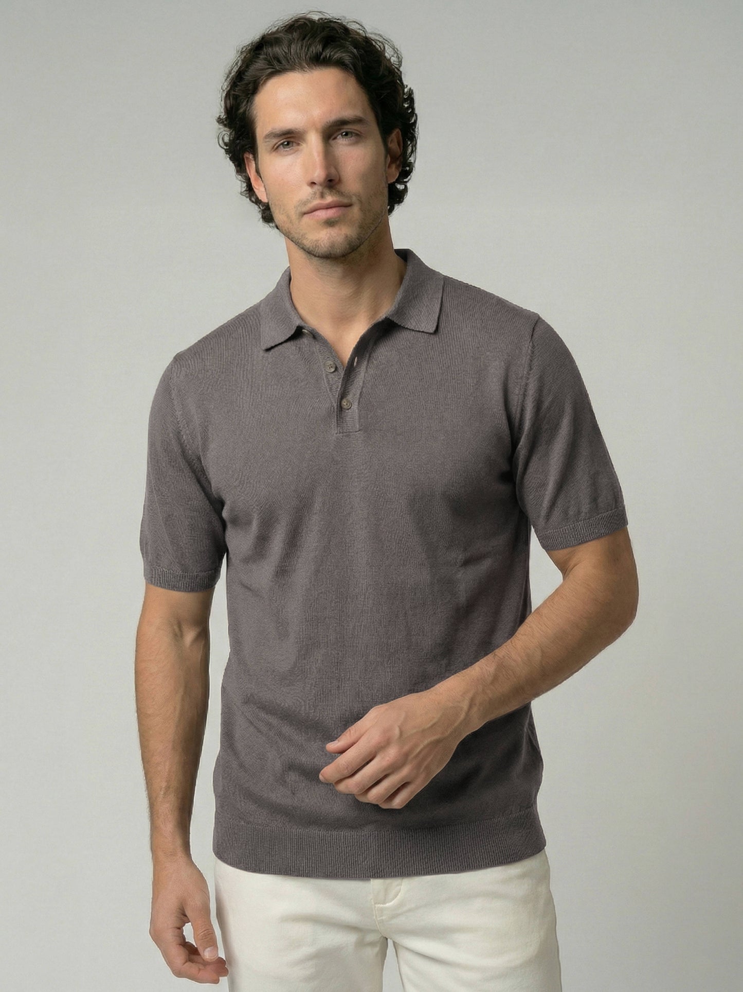 Celio Men Grey Solid Regular Fit Cotton T-Shirts