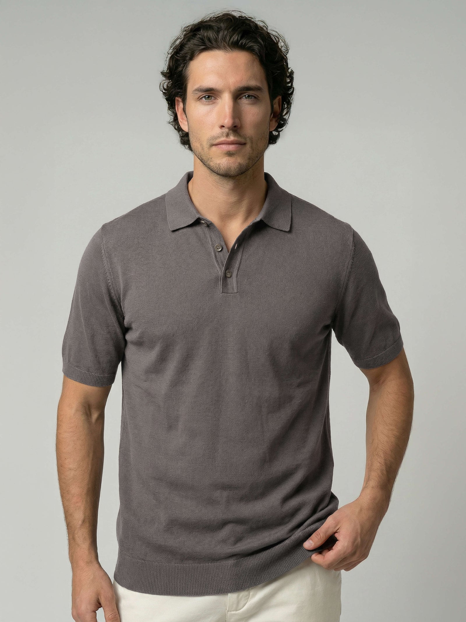 Celio Men Grey Solid Regular Fit Cotton T-Shirts
