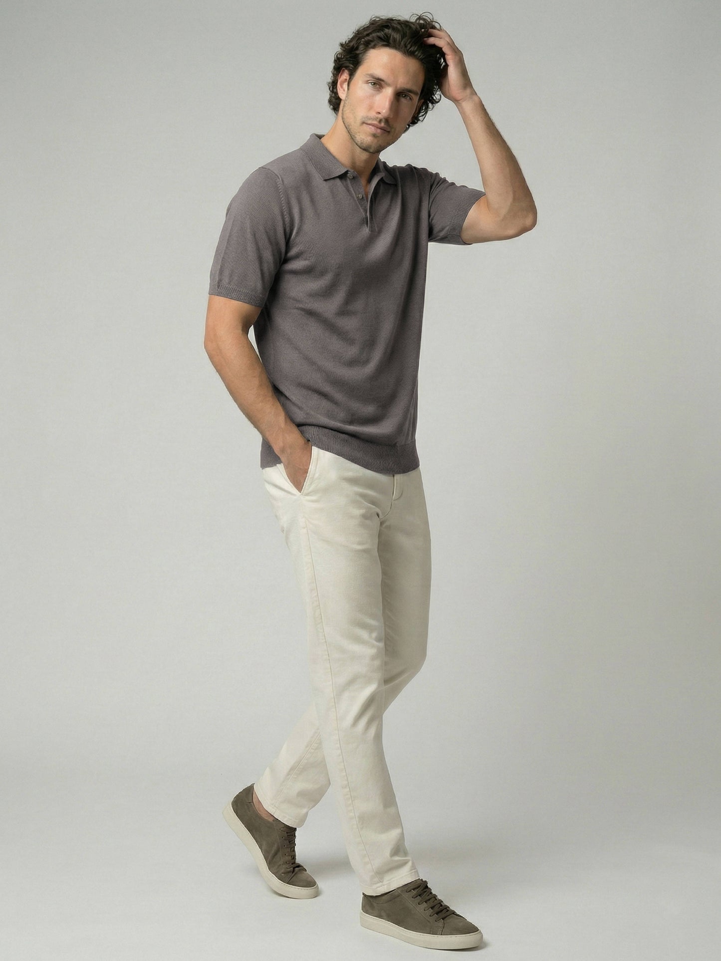 Celio Men Grey Solid Regular Fit Cotton T-Shirts