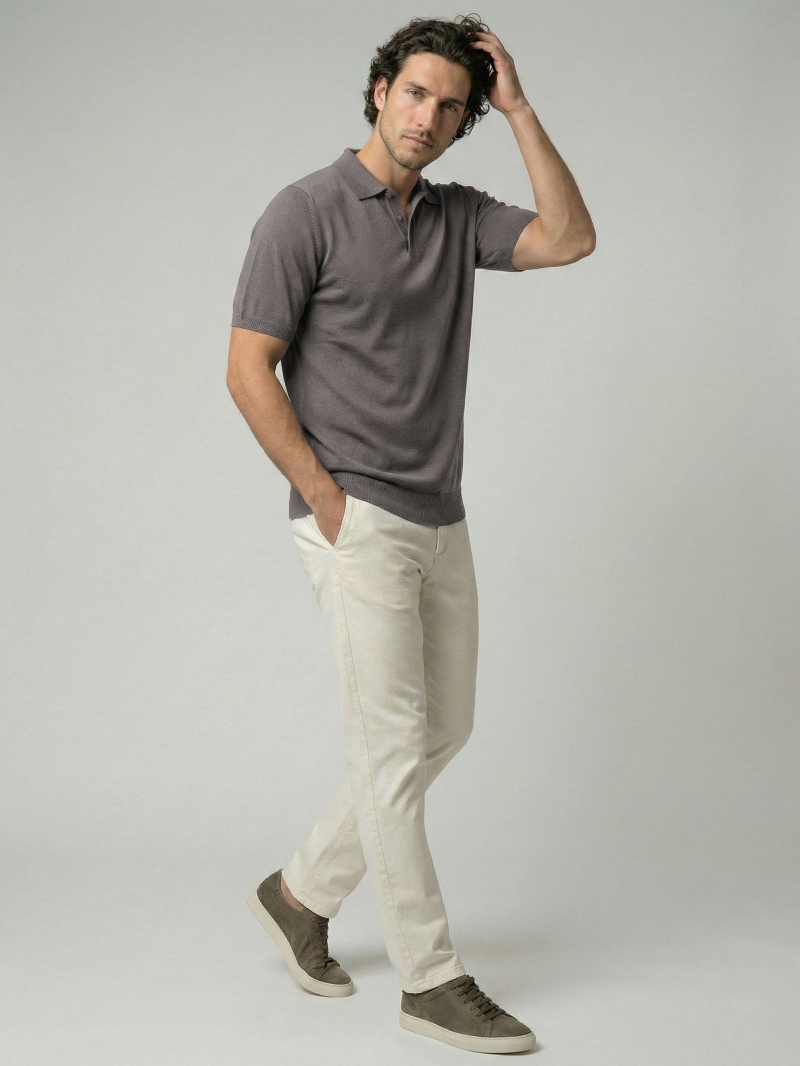 Celio Men Grey Solid Regular Fit Cotton T-Shirts