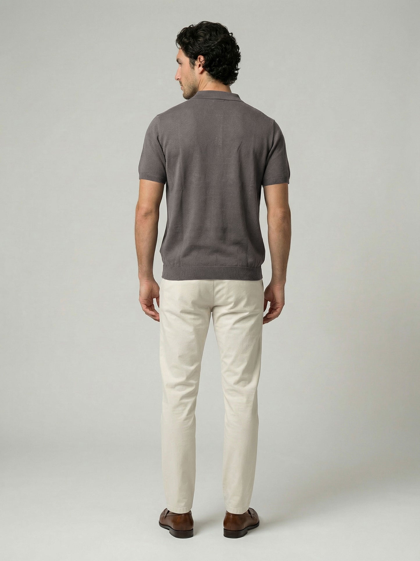 Celio Men Grey Solid Regular Fit Cotton T-Shirts