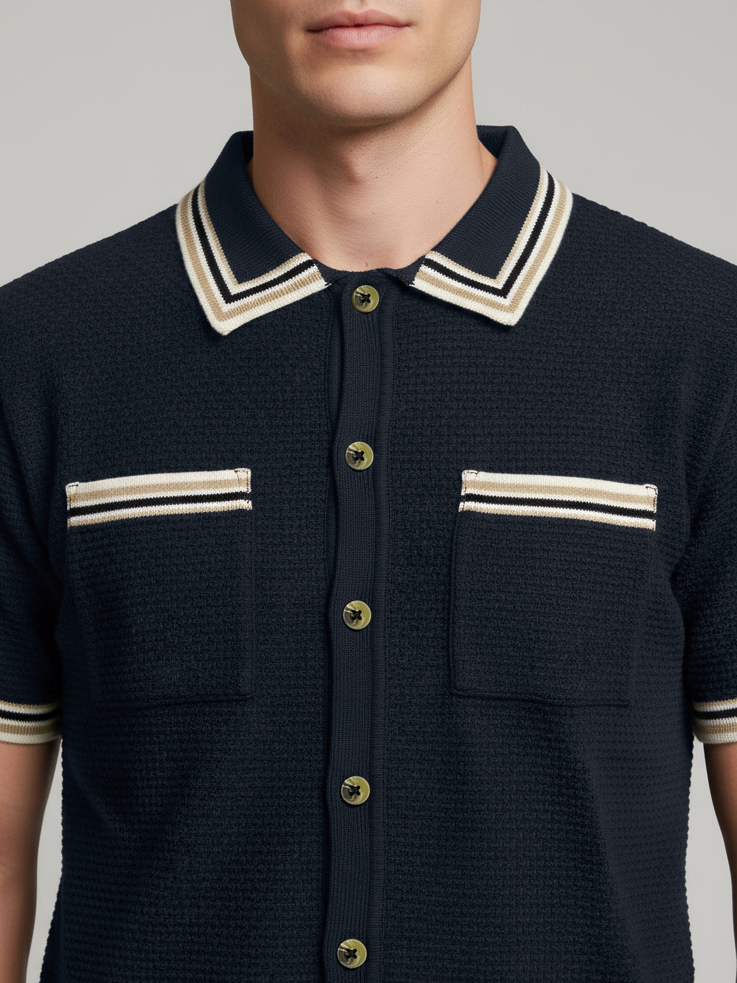 Celio Men Blue Solid Regular Fit Cotton T-Shirts