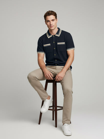 Celio Men Blue Solid Regular Fit Cotton T-Shirts