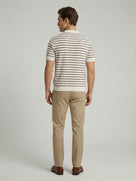 Celio* Off Cotton Striped Regular Fit T-Shirts