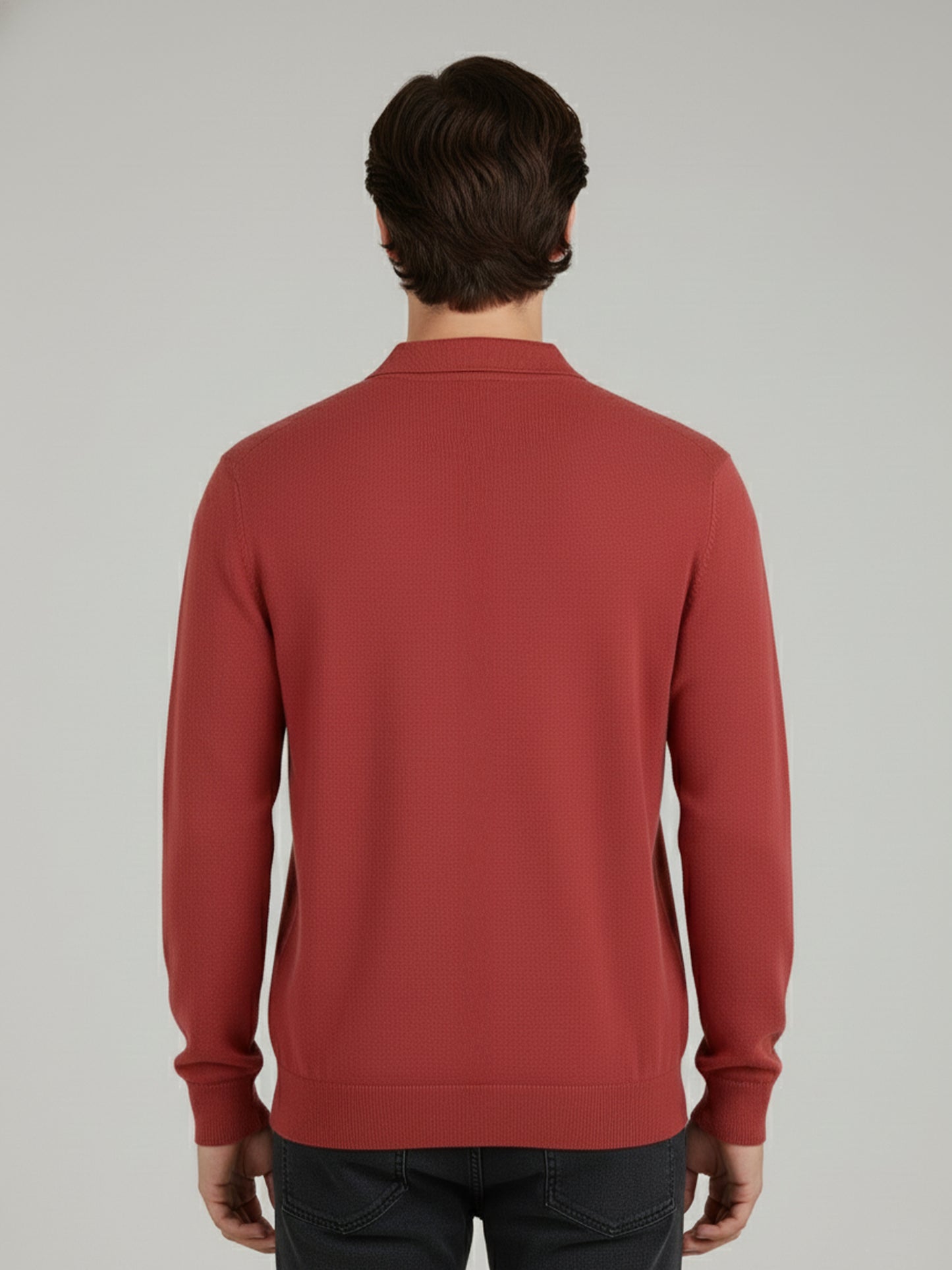 Celio* Men Red Striped Regular Fit Cotton T-Shirts