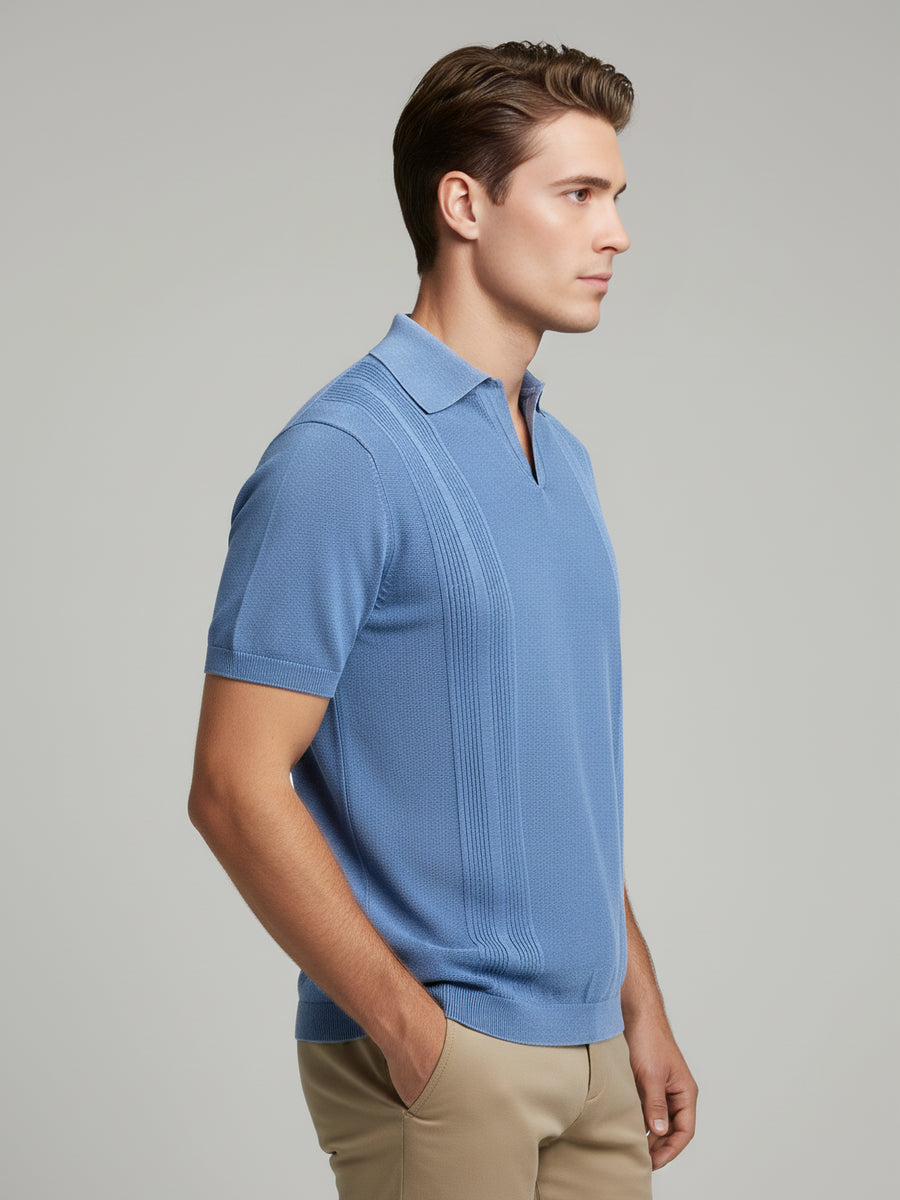 Celio* Blue Regular Fit Men Solid Cotton T-Shirts