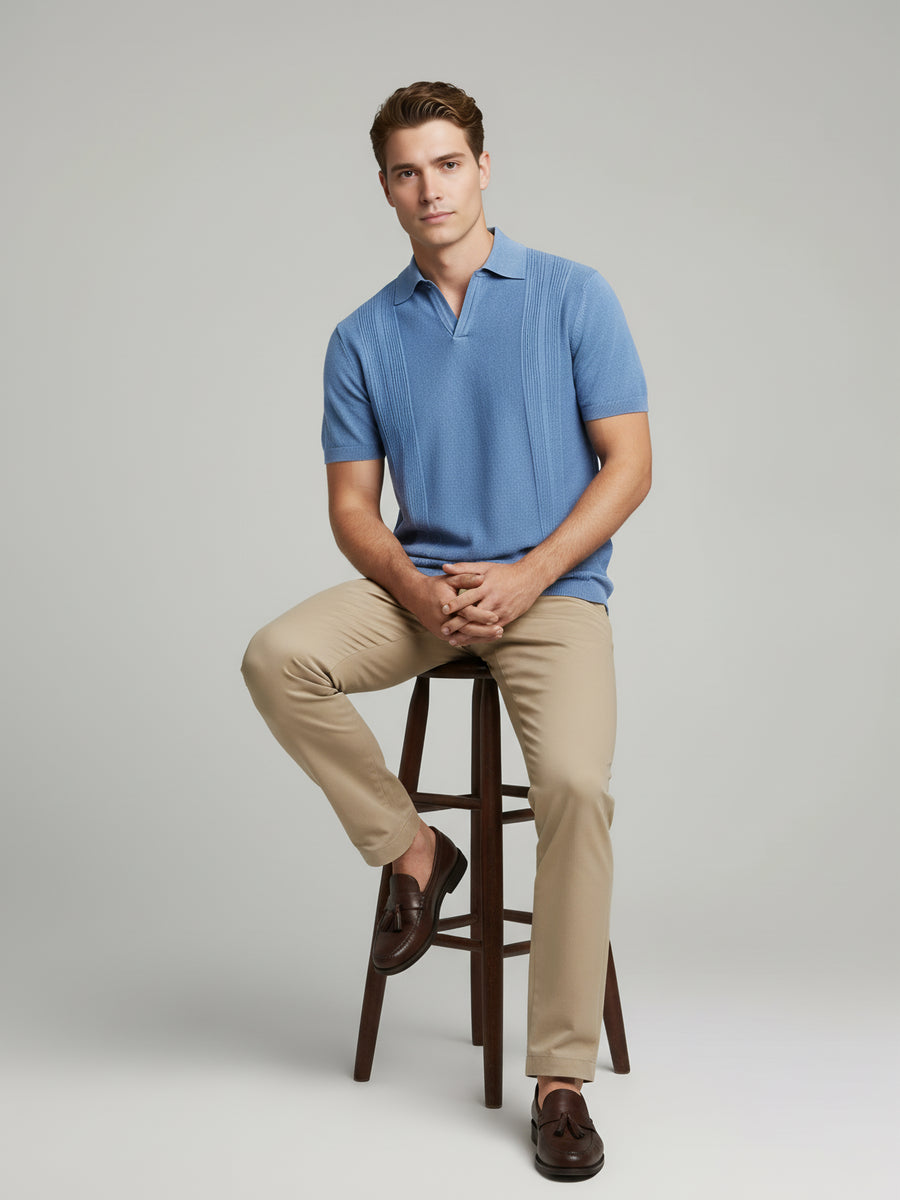 Celio* Blue Regular Fit Men Solid Cotton T-Shirts