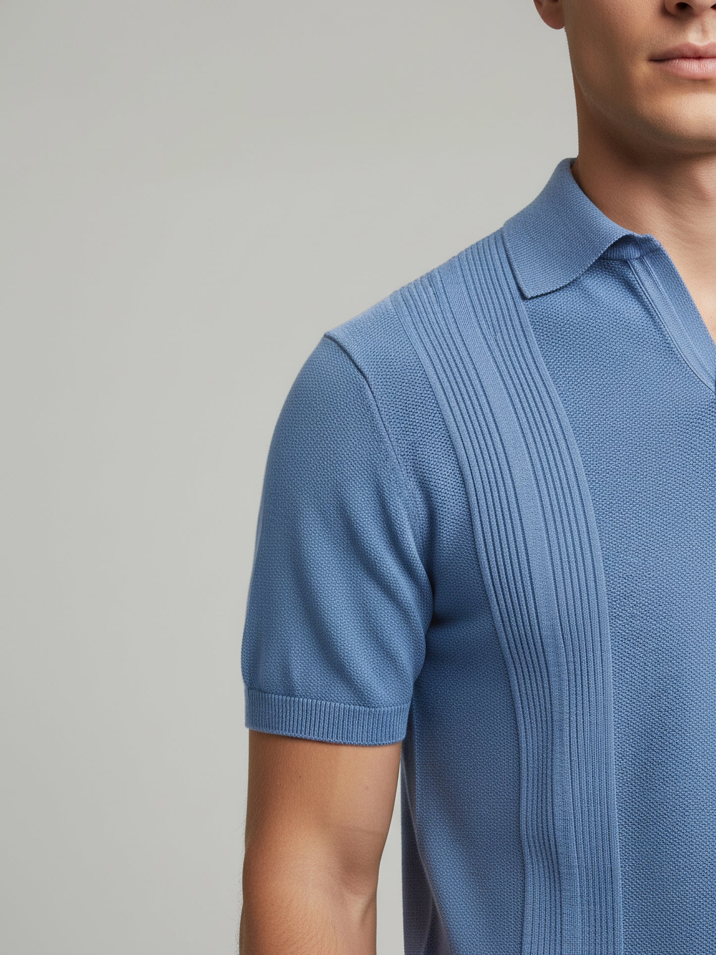 Celio* Men Blue Solid Regular Fit Cotton T-Shirts