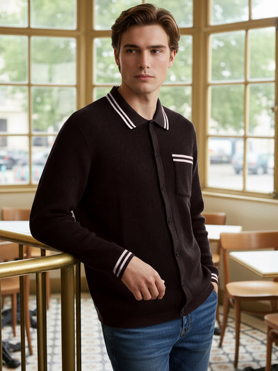 Celio* Men Brown Solid Regular Fit Cotton T-Shirts