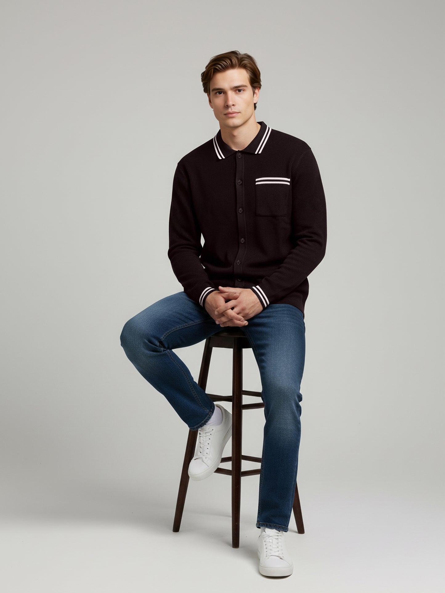 Celio* Men Brown Solid Regular Fit Cotton T-Shirts