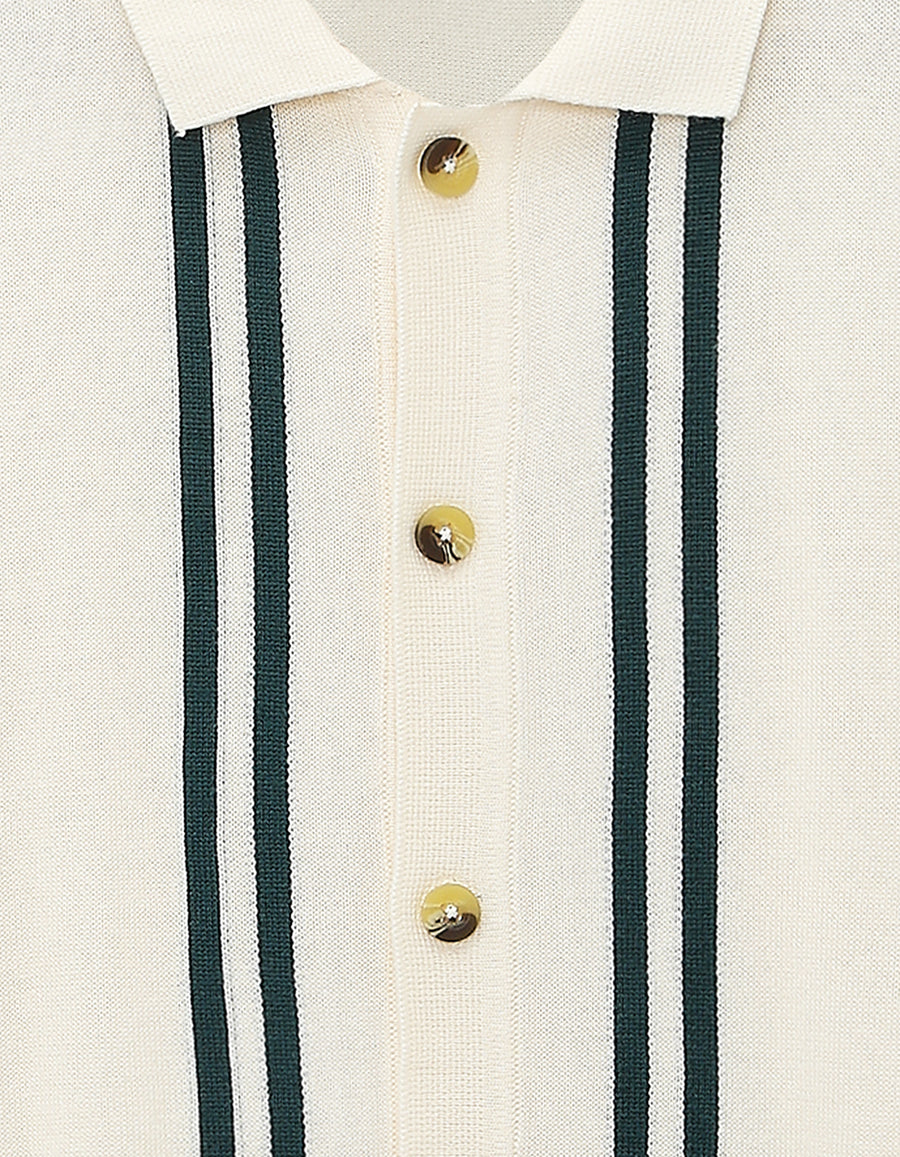 Celio* Causal Striped Cotton Off T-Shirts