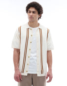 Celio* Cotton Men Striped Regular Fit T-Shirts