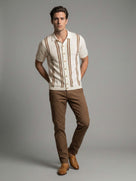 Celio* Cotton Men Striped Regular Fit T-Shirts