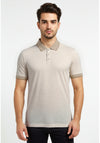 Celio* Men Beige Solid Regular Fit Cotton T-shirt