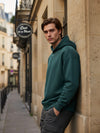 Celio Men Green Solid Oversize Cotton Sweatshirts