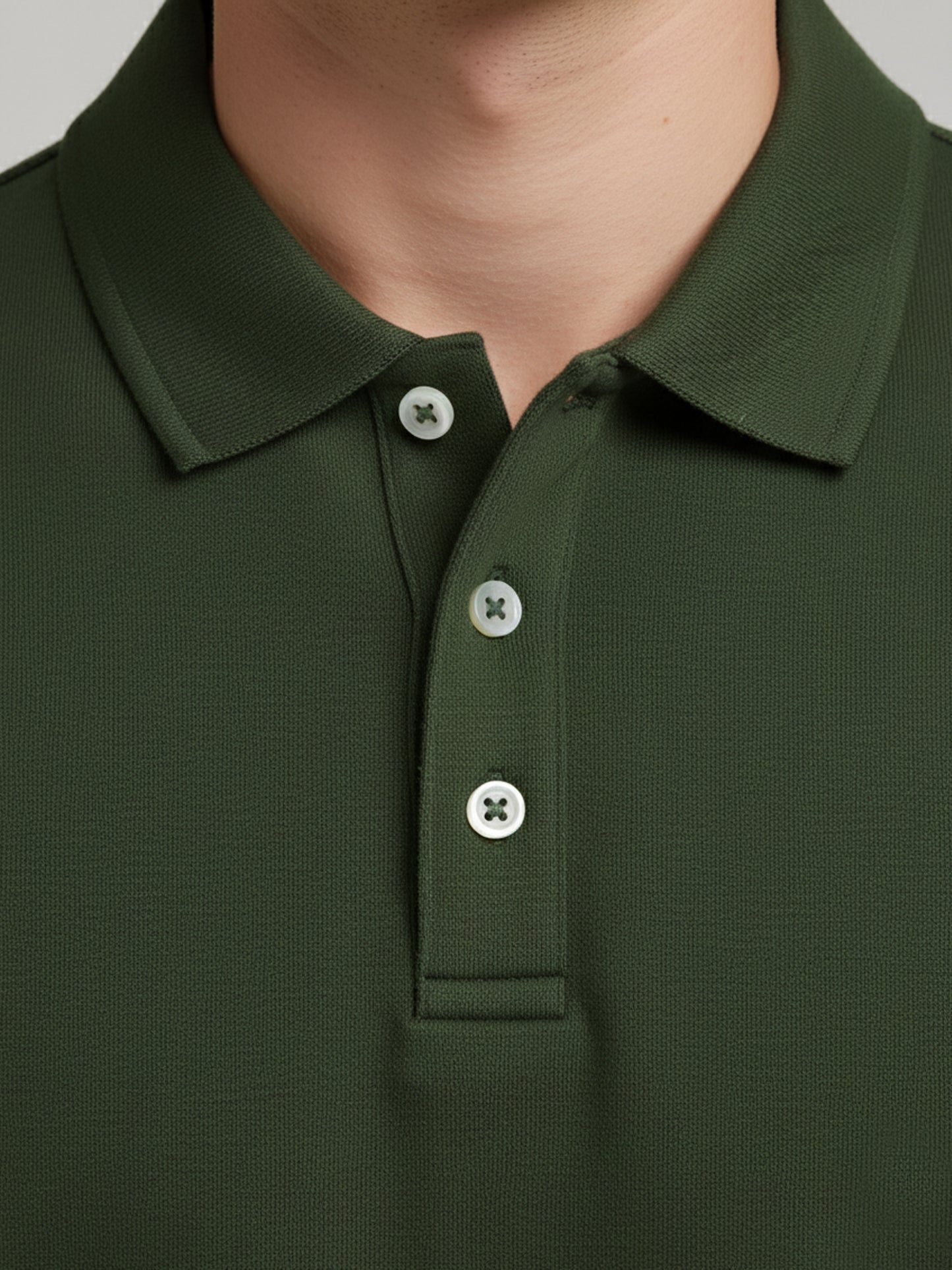 Celio Men Olive Solid Regular Fit Cotton-Poly-Blend Sweatshirts