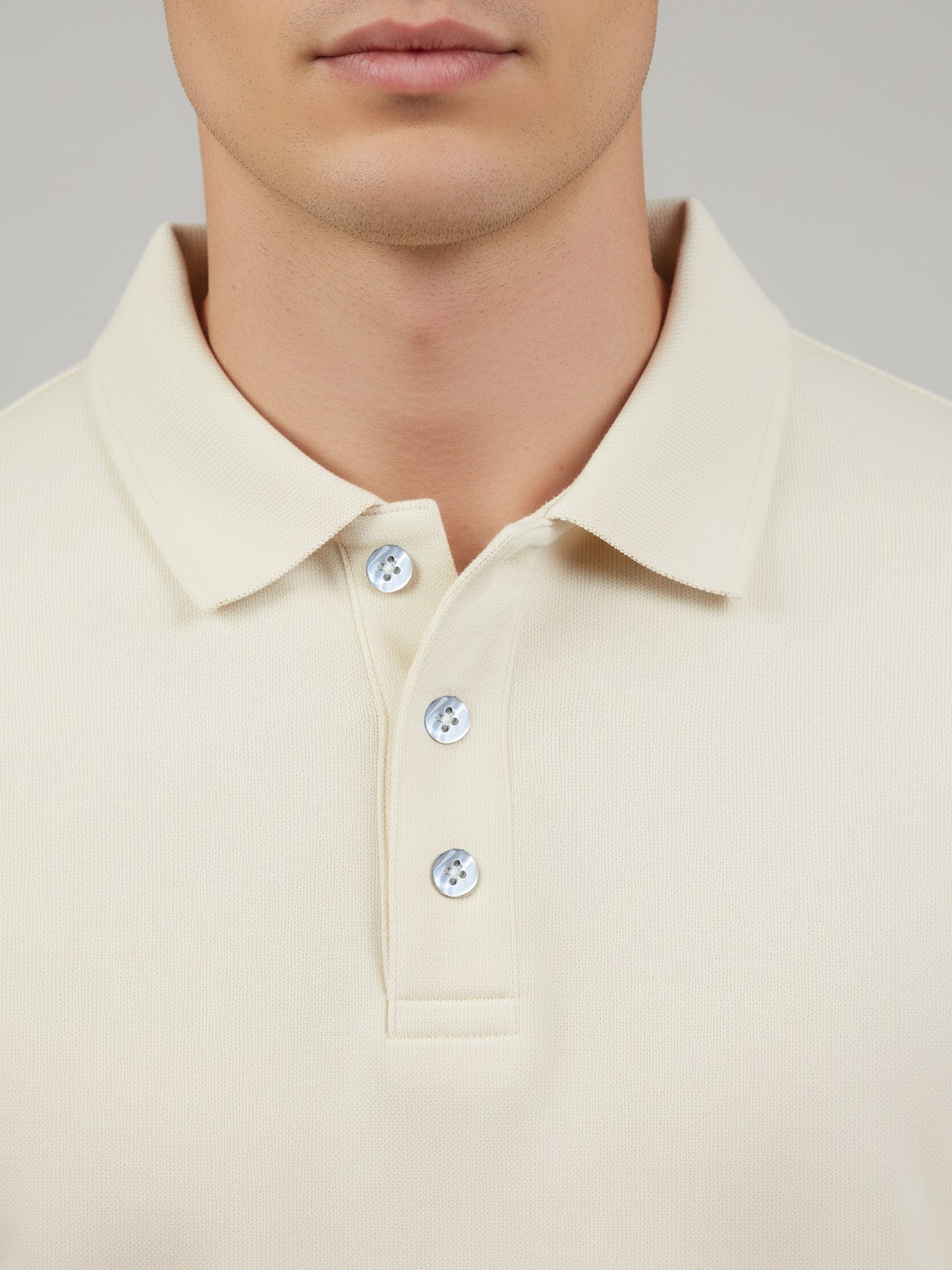 *Celio Men Off White Solid Regular Fit Cotton-Poly-Blend Sweatshirts